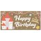 Big Dot of Happiness Princess Birthday Kraft Paper Banner, Pink Princess Castle Happy Birthday Party, Printed Brown Paper Party Sign Decoration – 1 Ct